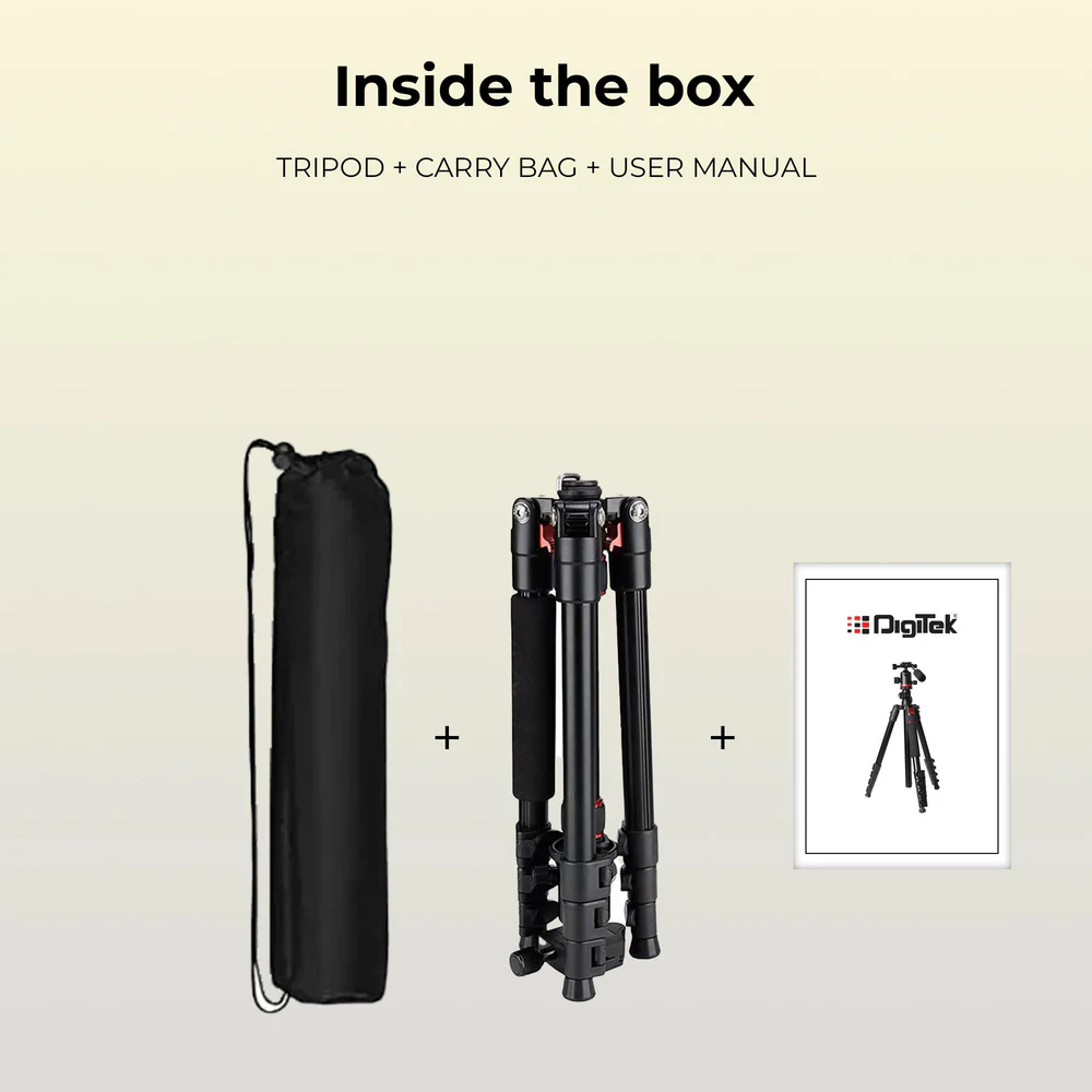 Digitek (DTR 530 BH) Multi-Angle DV Tripod cum Monopod with Ball Head - Image 7