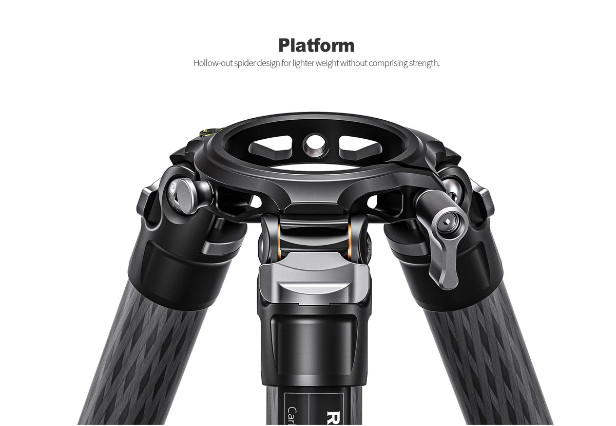 Leofoto LMR-364C Flip Lock Tripod with 75mm Video Bowl+Platform and Bag - Image 6