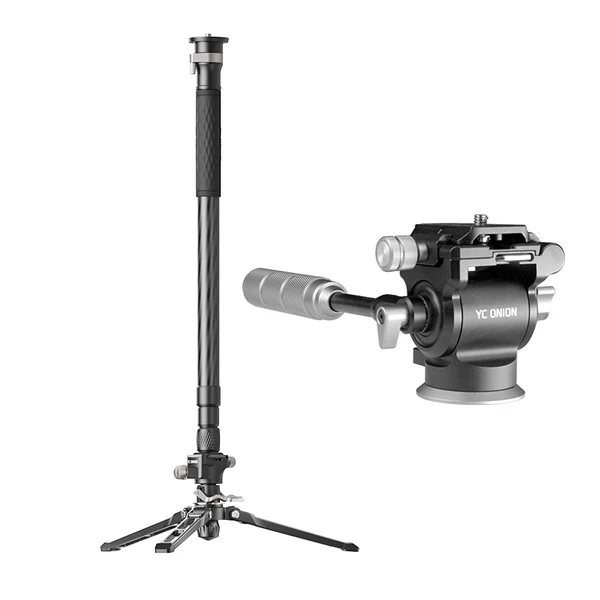 YC Onion Tako Nano Carbon Fibre Monopod with FX50 Fluid Head MTNCFX17650 - Image 1