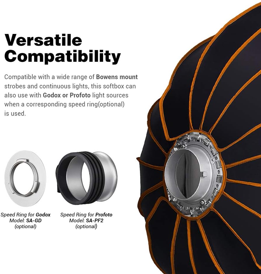 Godox QR-P70 Quick Release Parabolic Softbox Godox QR-P70 Quick Release Parabolic Softbox - Image 5