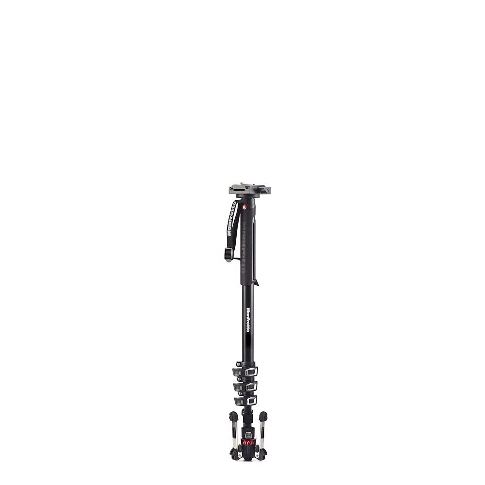 Manfrotto Xpro Aluminum Video Monopod With 577 Head, Black (MVMXPROA4577US) Manfrotto Xpro Aluminum Video Monopod With 577 Head, Black (MVMXPROA4577US) - Image 2