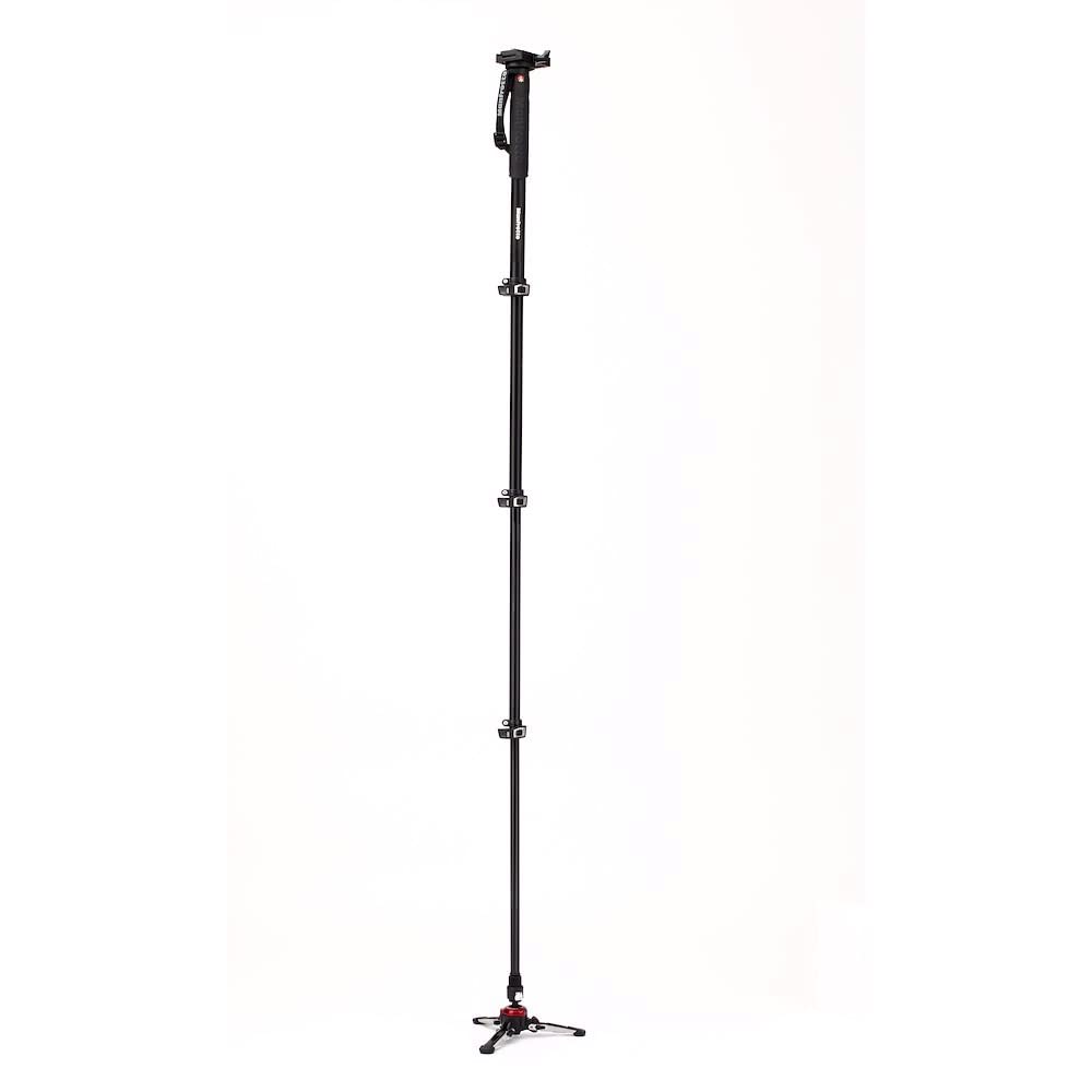 Manfrotto Xpro Aluminum Video Monopod With 577 Head, Black (MVMXPROA4577US) Manfrotto Xpro Aluminum Video Monopod With 577 Head, Black (MVMXPROA4577US) - Image 3
