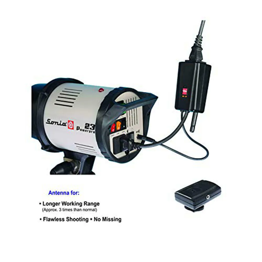 Sonia Wireless Studio Flash Trigger with Receiver Black - Image 1