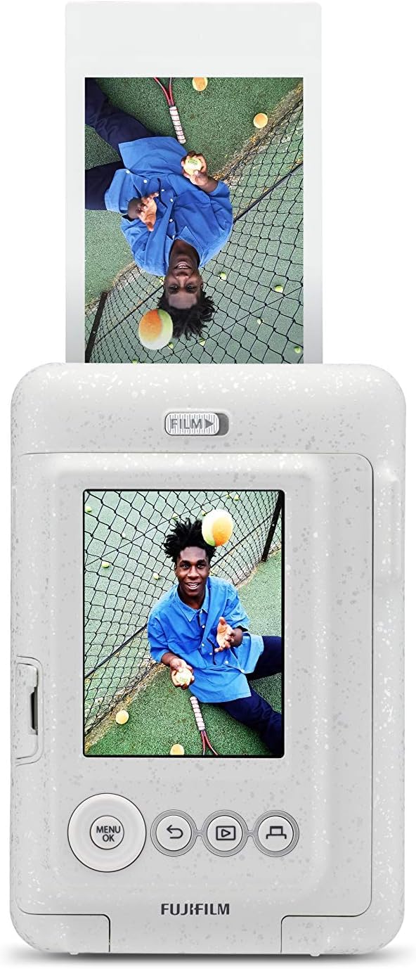 Fujifilm Instax Mini LiPlay Hybrid Instant Camera (Stone White) Fujifilm Instax Mini LiPlay Hybrid Instant Camera (Stone White) - Image 2