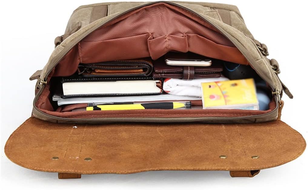 FND DSLR Camera Bag Jealiot-3033 with Tripod Holder, water-resistant, Dust-resistant, Capacity - 21 liters retro style 14 Inch Laptop Backpack (Oil Was Canvas & Leather Matterial) - Image 4