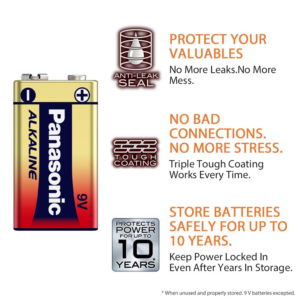 Alkaline 9V Battery, Pack of 1 Alkaline 9V Battery, Pack of 1 - Image 4