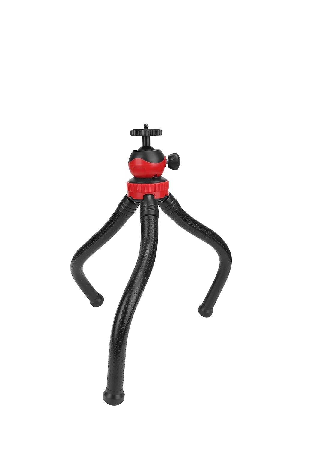 Photron 33.02 cm (13 Inch) Flexible GorillaPod Tripod Octopod 800 with Ball Head & Mobile Holder for Smart Phone, Mobile Phone, Camera, GoPro, Red/Black Photron 33.02 cm (13 Inch) Flexible GorillaPod Tripod Octopod 800 with Ball Head & Mobile Holder for Smart Phone, Mobile Phone, Camera, GoPro, Red/Black - Image 4