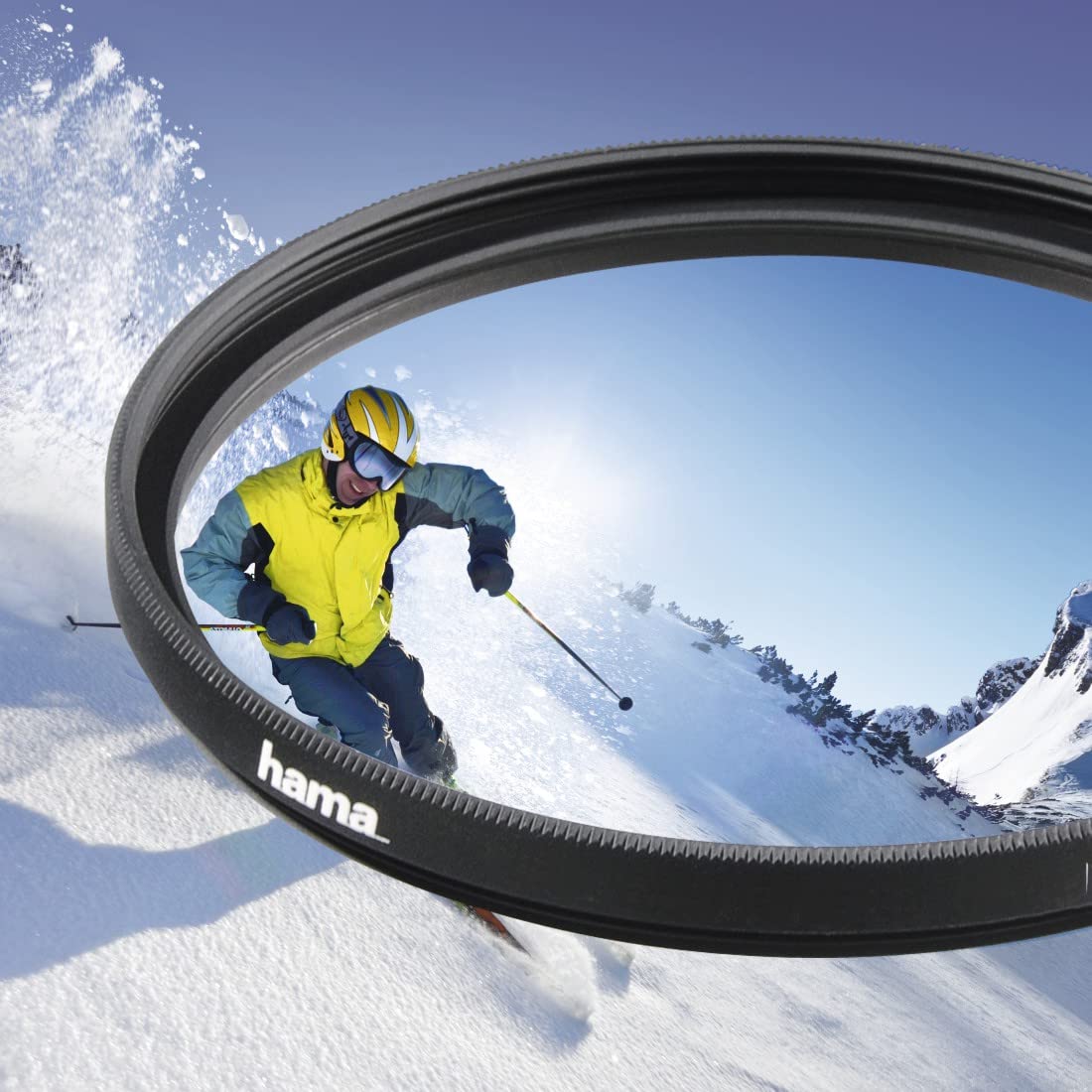 HAMA UV Filter, Double Coated UV Filter, Optical Glass Filter for DSLR Camera Lens, Front Thread, Mount Thickness - 3.4mm, Filter Thread - 72mm, Neutral Colour, Metal Mount - Black HAMA UV Filter, Double Coated UV Filter, Optical Glass Filter for DSLR Camera Lens, Front Thread, Mount Thickness - 3.4mm, Filter Thread - 72mm, Neutral Colour, Metal Mount - Black - Image 3