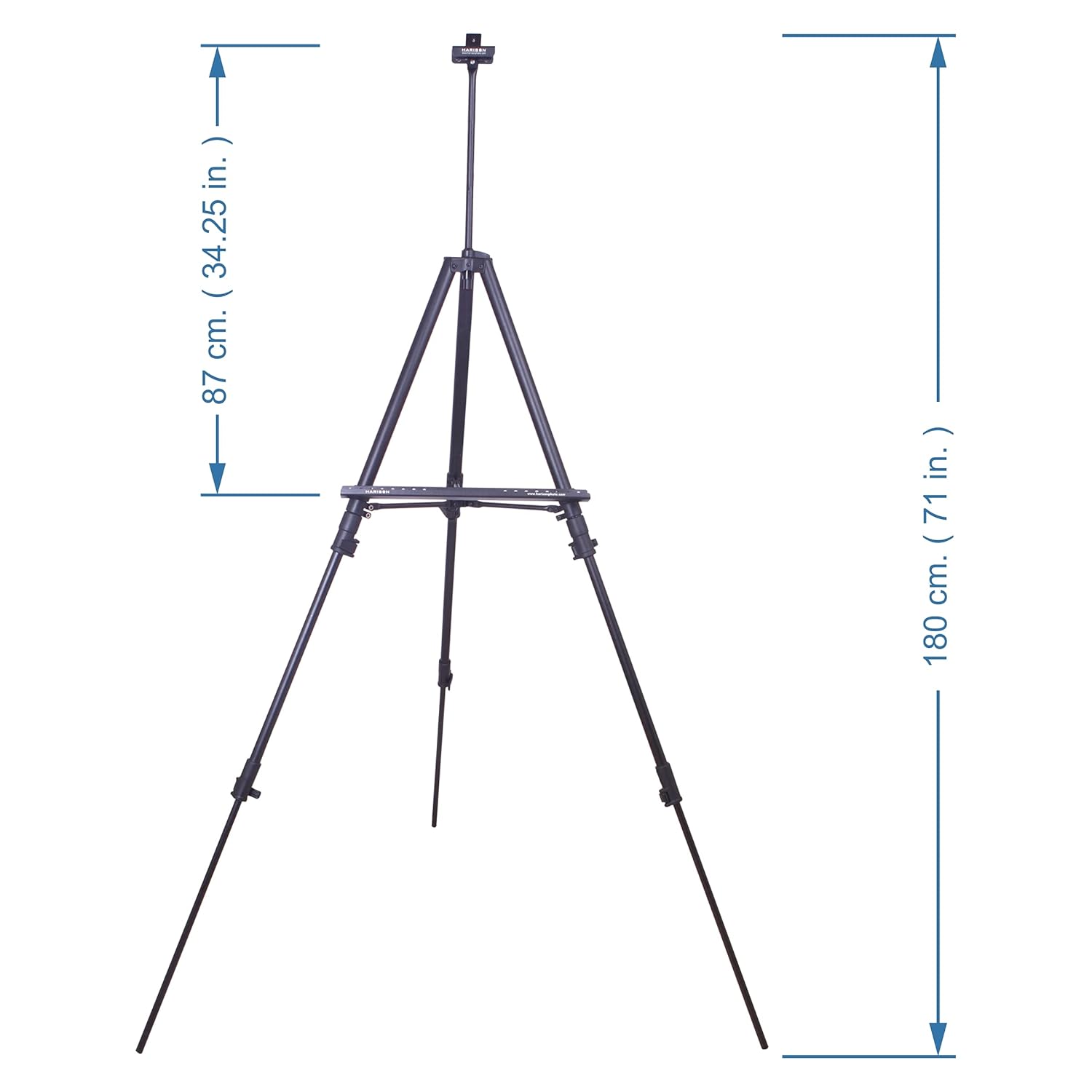 Easel HS-01 / Standy/Picture Standy/Picture Display Stand/Painting Easel/Easel Stand/Drawing Stand/Drawing Stand for Artist/Smart Phone Stands/All -Metal/can fix LED Light/with Carry Bag - Image 3