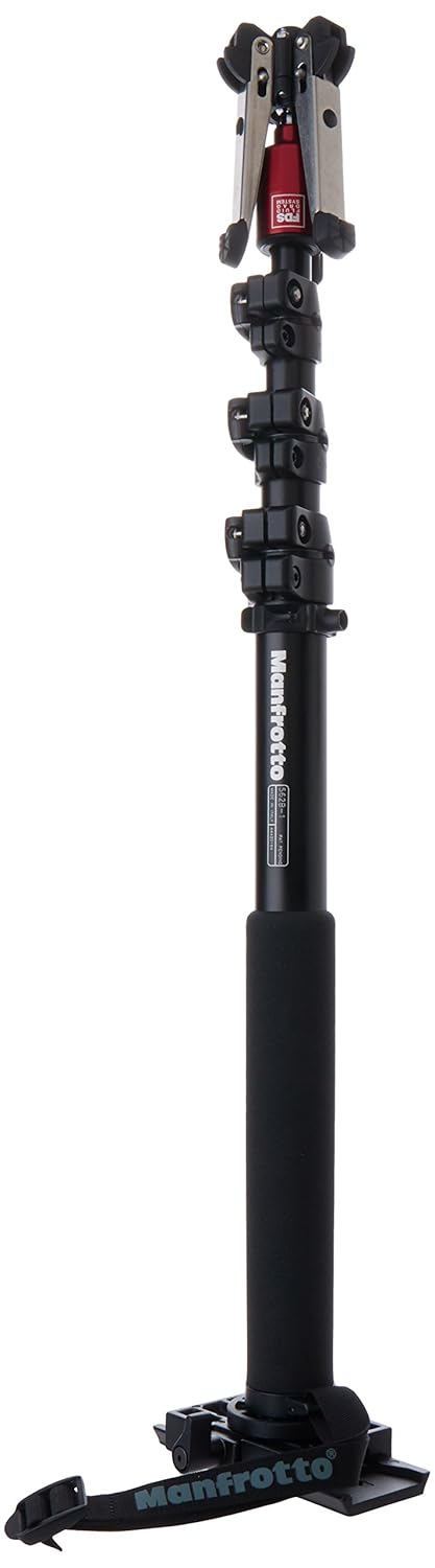 Manfrotto 562B-1 Fluid Video Aluminum Monopod with Plate Manfrotto 562B-1 Fluid Video Aluminum Monopod with Plate - Image 2