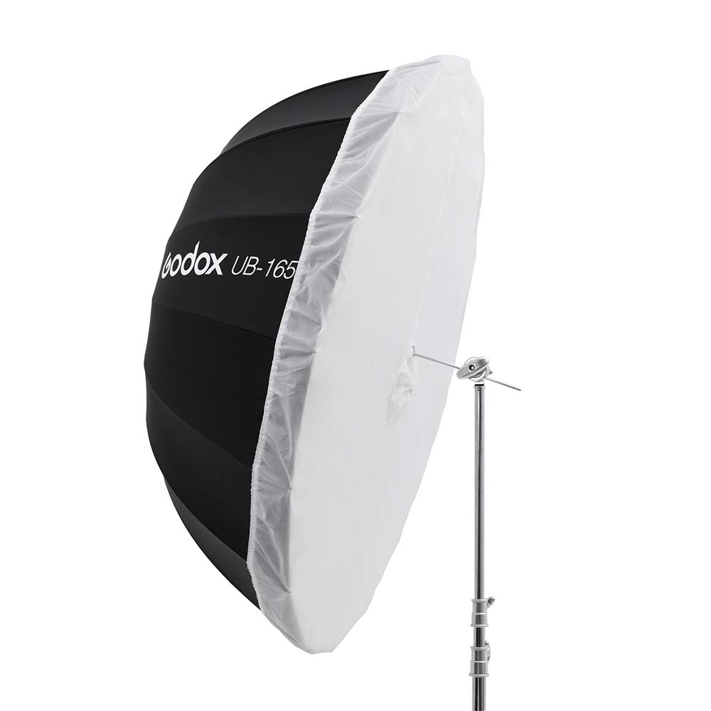Godox UB-165W 65in 165cm Parabolic Inner White Reflec Umbrella Studio Light Umbrella with Diffuser Cover Cloth(UB-165W) - Image 5