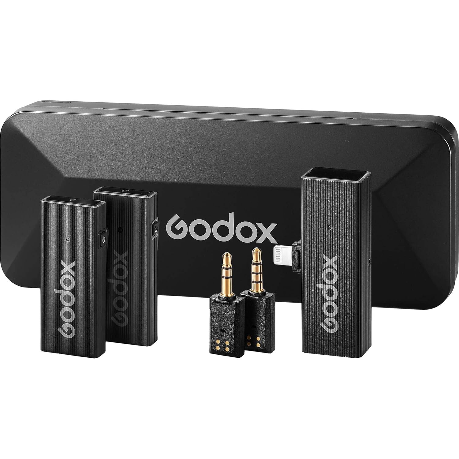 Godox MoveLink Mini LT 2-Person Wireless Microphone System for Cameras & iOS Devices (Classic Black) - Image 2