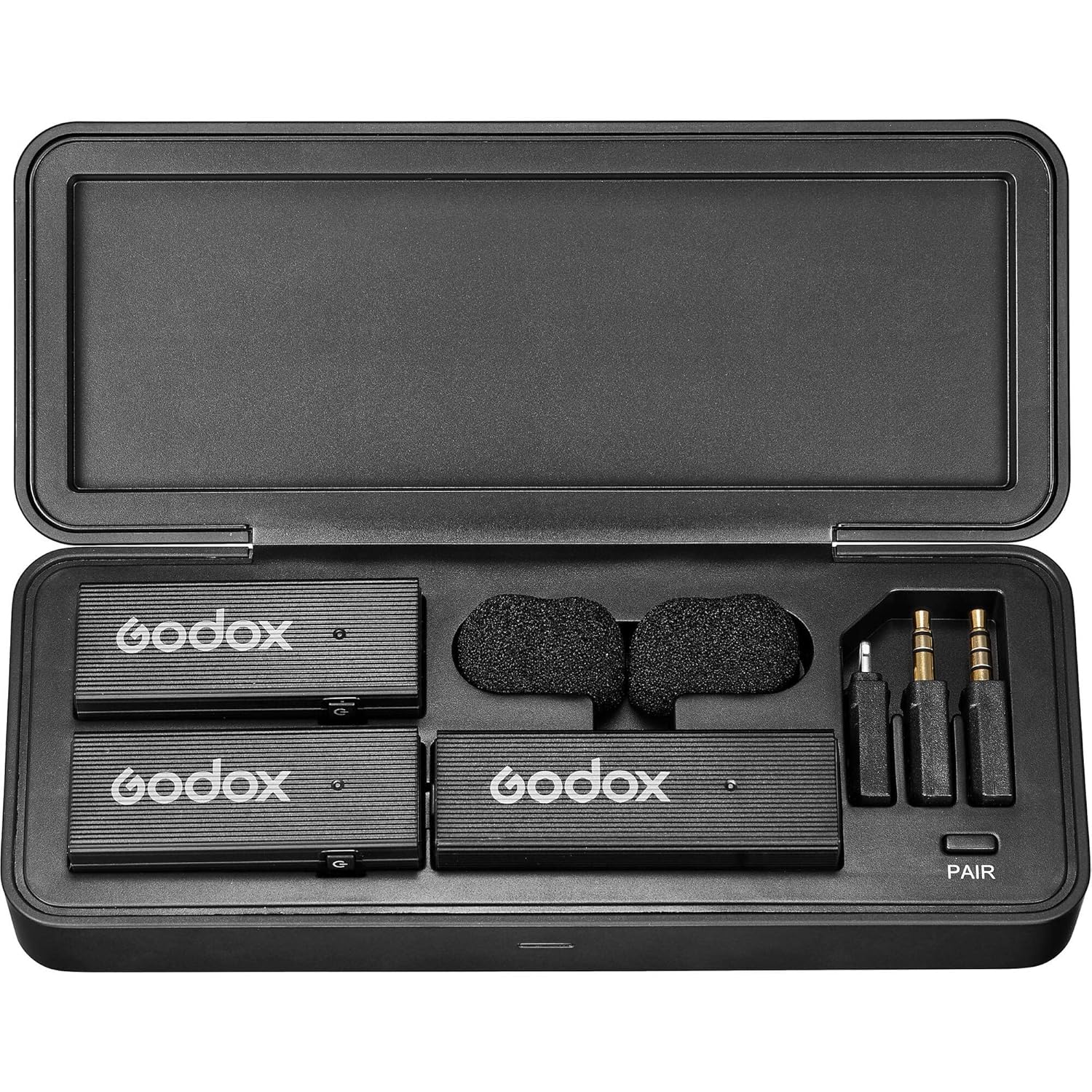 Godox MoveLink Mini LT 2-Person Wireless Microphone System for Cameras & iOS Devices (Classic Black) - Image 3
