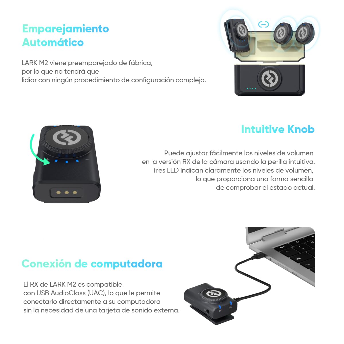 Hollyland Lark M2 Wireless Microphone Combo - Image 8