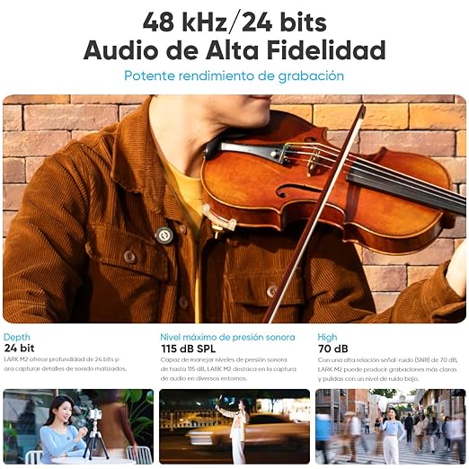 Hollyland Lark M2 Wireless Microphone Combo - Image 4