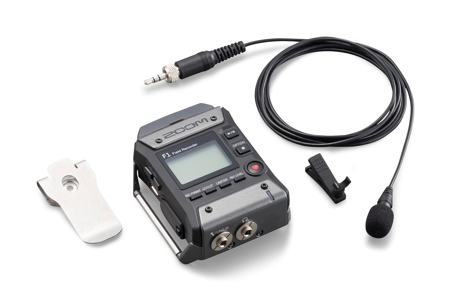 Zoom F1-LP Lavalier Body-Pack Recorder, Audio for Video Recorder, Records to SD Card, Battery Powered, Includes Lavalier Microphone - Image 4