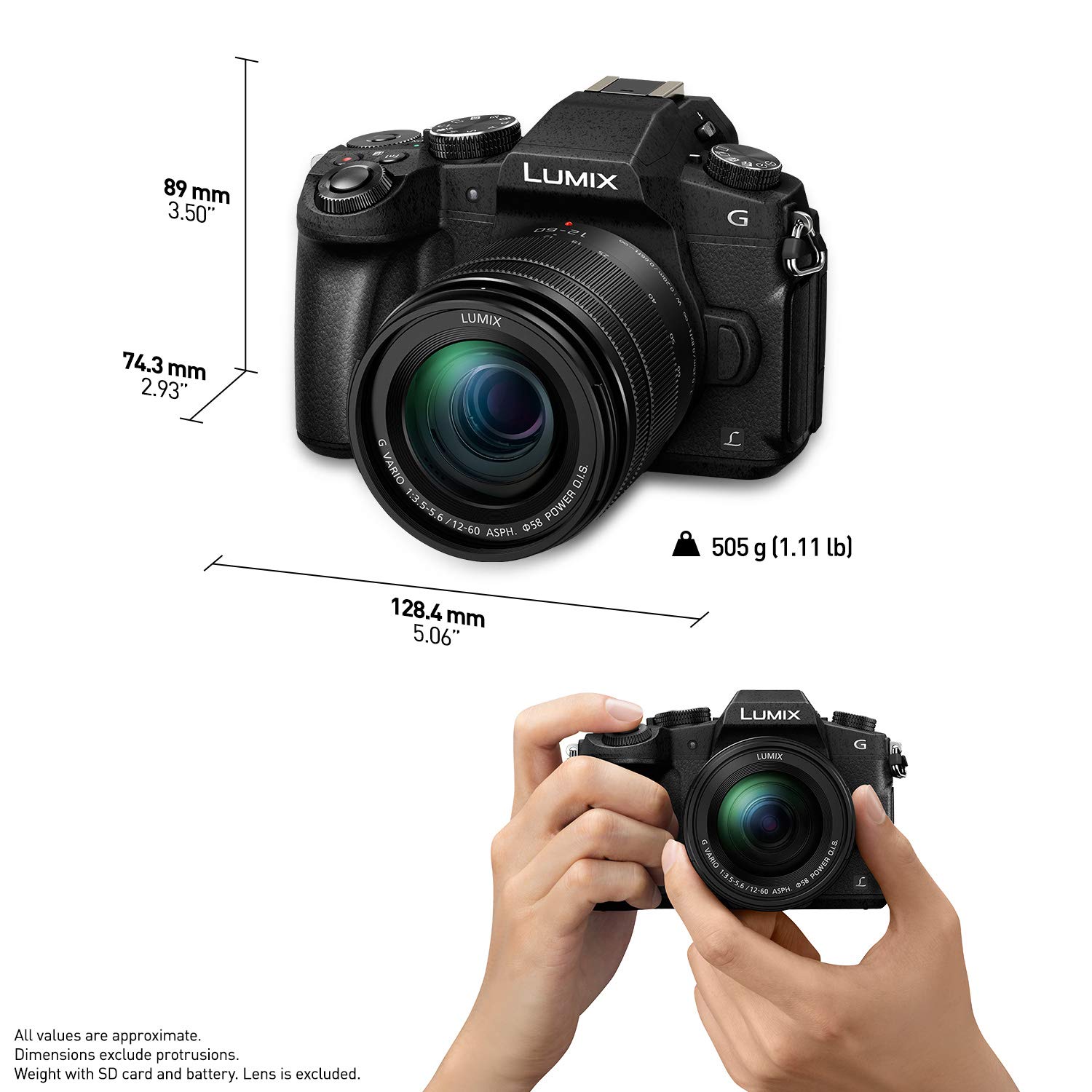 Panasonic Lumix G85 4K Digital Camera, 12-60mm Power O.I.S. Lens, 16 Megapixel Mirrorless Camera, 5 Axis In-Body Dual Image Stabilization, 3-Inch Tilt and Touch LCD, DMC-G85MK (Black) - Image 2