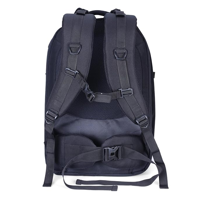 Photron Pro Runner 450 AW II Camera Backpack 1-2 Body DSLRs with Lens Upto 70-200mm, 4-5 Lenses, Flash and Accessories Upto 17 inch(44cm) Laptop I Tablet I Rain Cover Included, Black - Image 5