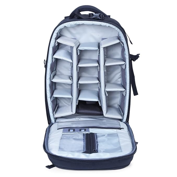 Photron Pro Runner 450 AW II Camera Backpack 1-2 Body DSLRs with Lens Upto 70-200mm, 4-5 Lenses, Flash and Accessories Upto 17 inch(44cm) Laptop I Tablet I Rain Cover Included, Black - Image 3