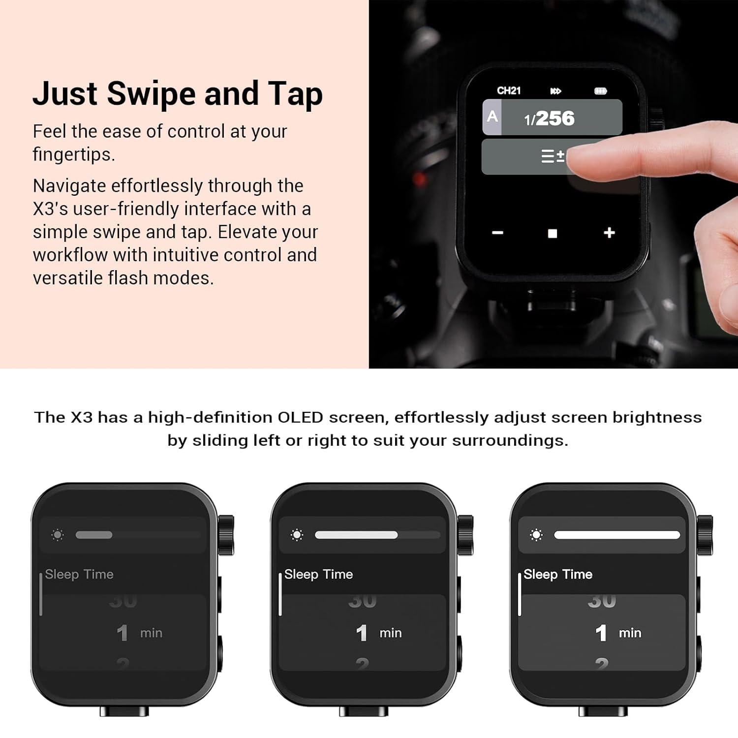 Godox X3-N Touchscreen Flash Trigger for Nikon - Image 3