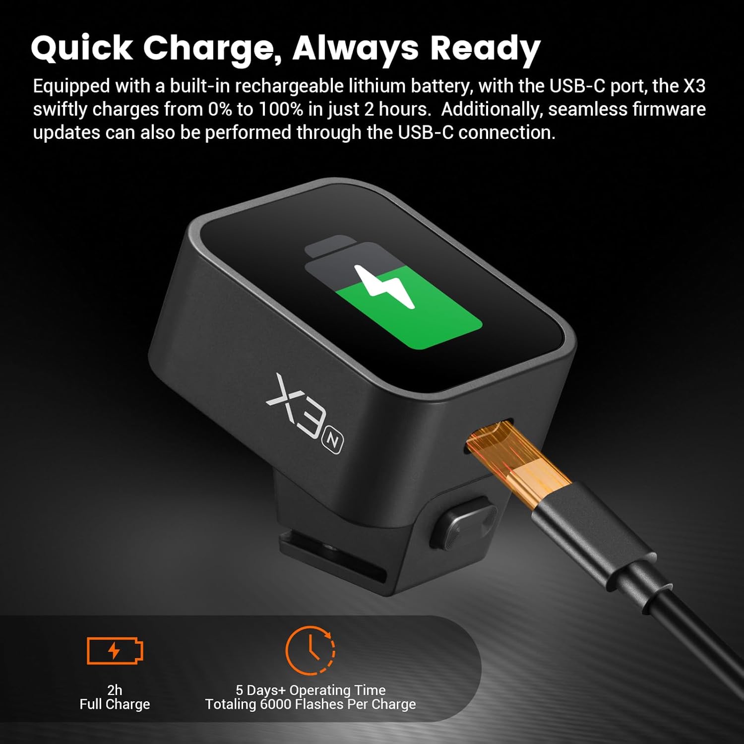 Godox X3-N Touchscreen Flash Trigger for Nikon - Image 5