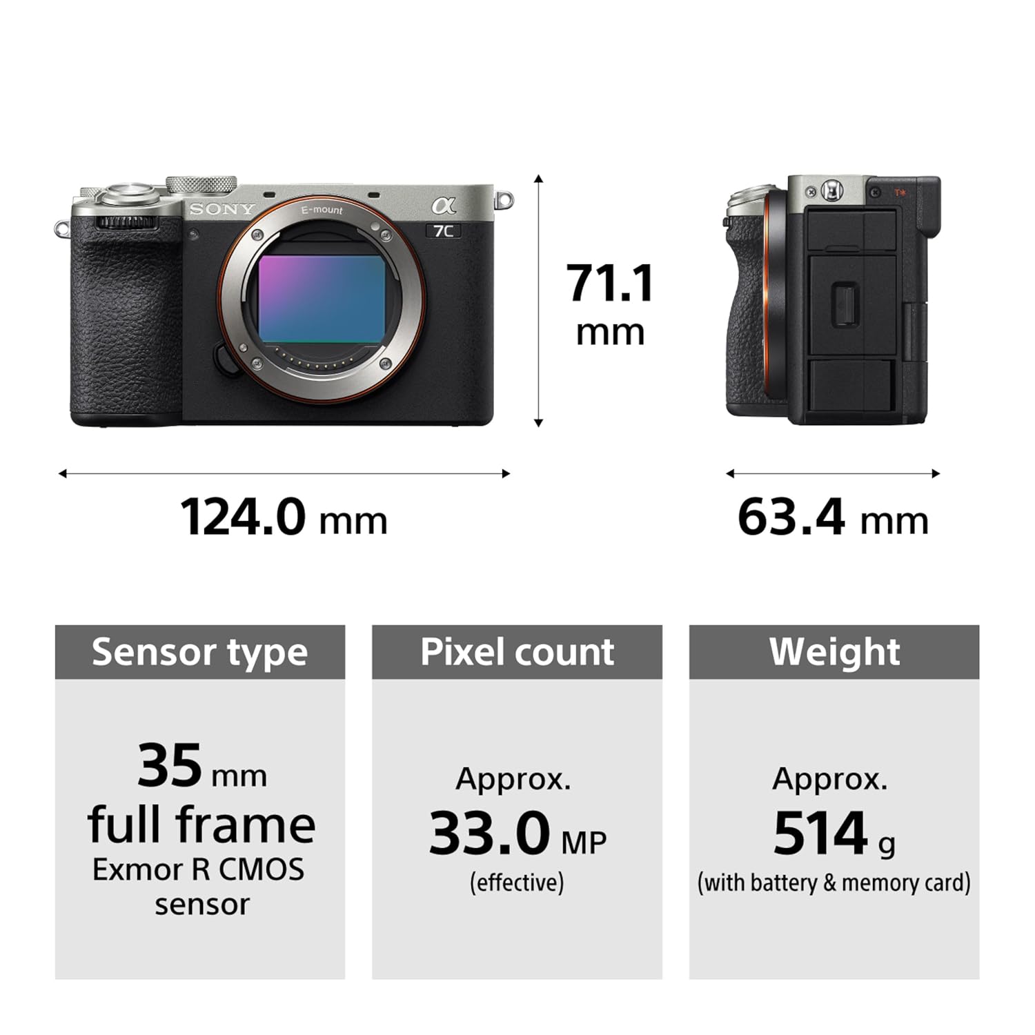 Sony Alpha ILCE-7CM2 Full-Frame Interchangeable-Lens Mirrorless vlog Camera (Body Only) | Made for Creators | 33.0 MP | Artificial Intelligence Based Autofocus | 4K 60p Recording - Black - Image 6