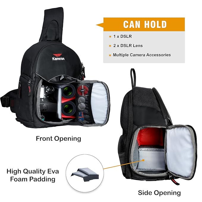 Sling 100 Shoulder Bag with Adjustable Shoulder Belt For Camera & Lenses with iPad Compartment Sling 100 Shoulder Bag with Adjustable Shoulder Belt For Camera & Lenses with iPad Compartment - Image 3