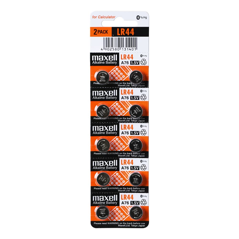 Maxell LR44 Batteries 10-Pack - Image 2