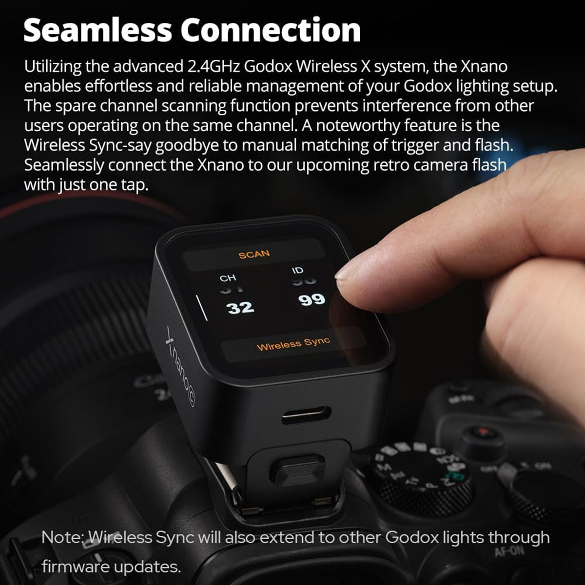 Godox X3-S Touchscreen TTL Wireless Flash Trigger for Sony - Image 4