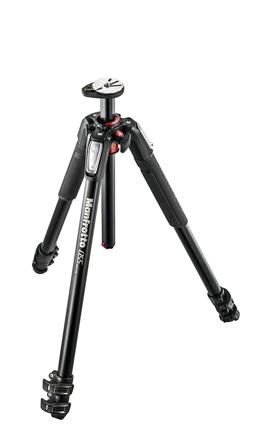 MK055XPRO3-3W 055 Kit Aluminium 3-Section Horizontal Column Tripod with 3-Way Head and Two ZAYKIR Quick Release Plates for the RC2 Rapid Connect Adapter,Black - Image 2