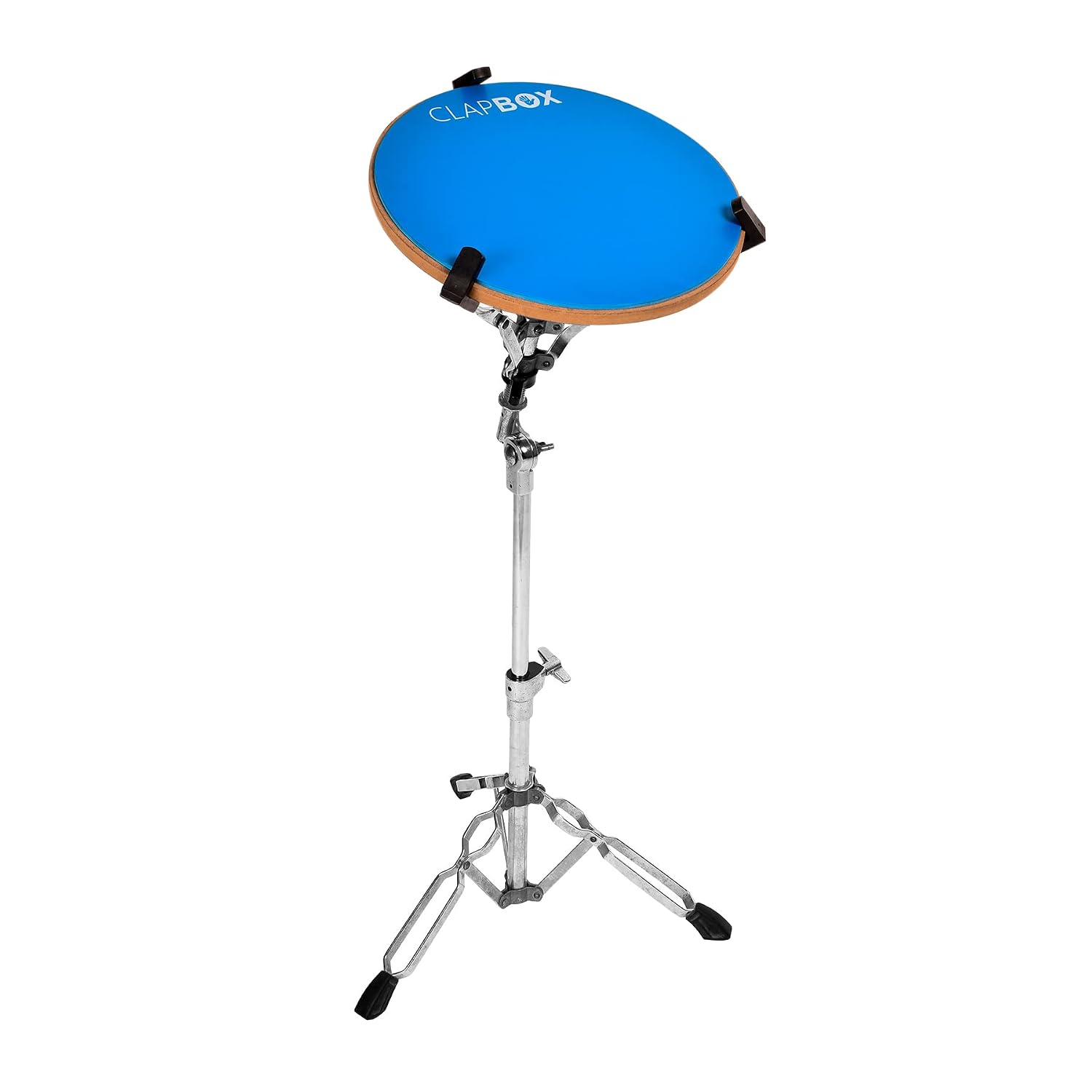 Clapbox Drum Practice Pad - 12 inches, Blue, CB-PPD (Practice Pad only) - Image 3