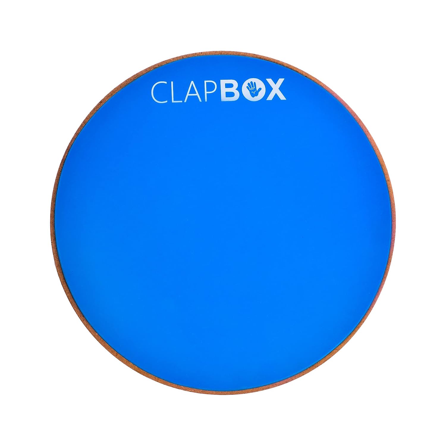 Clapbox Drum Practice Pad - 12 inches, Blue, CB-PPD (Practice Pad only) - Image 1