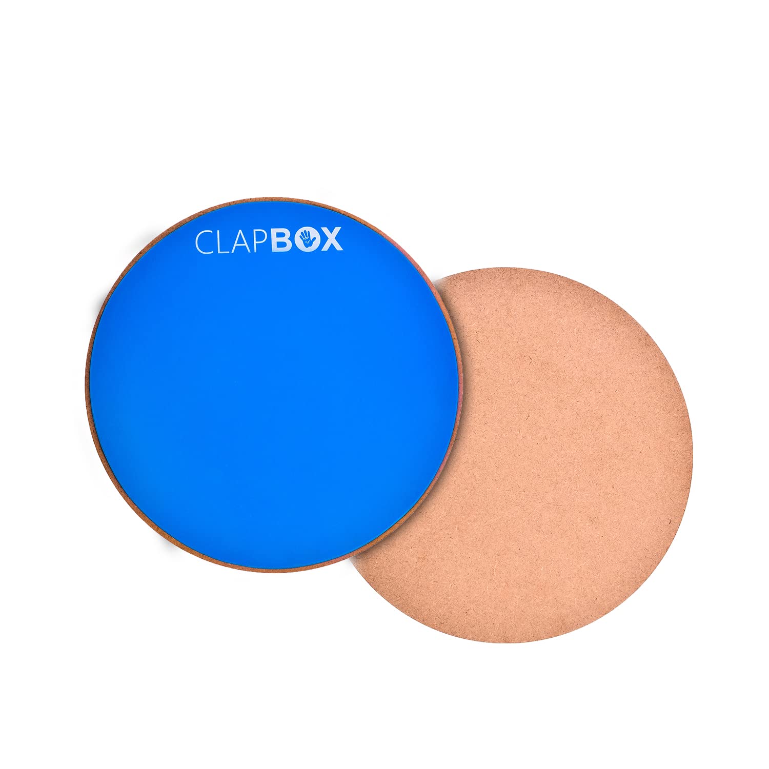Clapbox Drum Practice Pad - 12 inches, Blue, CB-PPD (Practice Pad only) - Image 2
