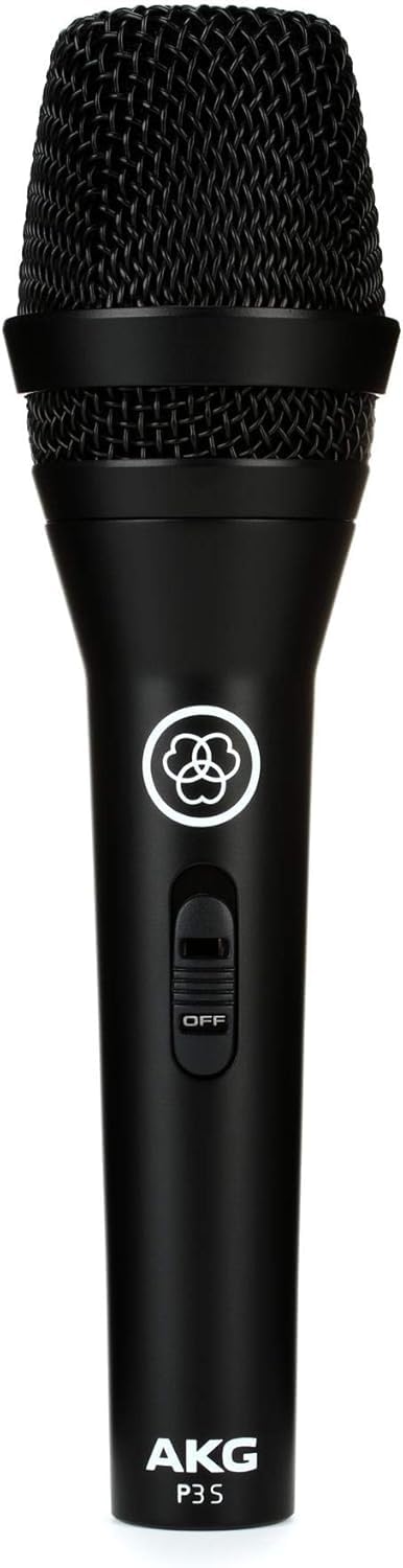 Akg P3 S - High-Performance Dynamic Microphone with On/Off Switch - XLR Akg P3 S - High-Performance Dynamic Microphone with On/Off Switch - XLR - Image 1