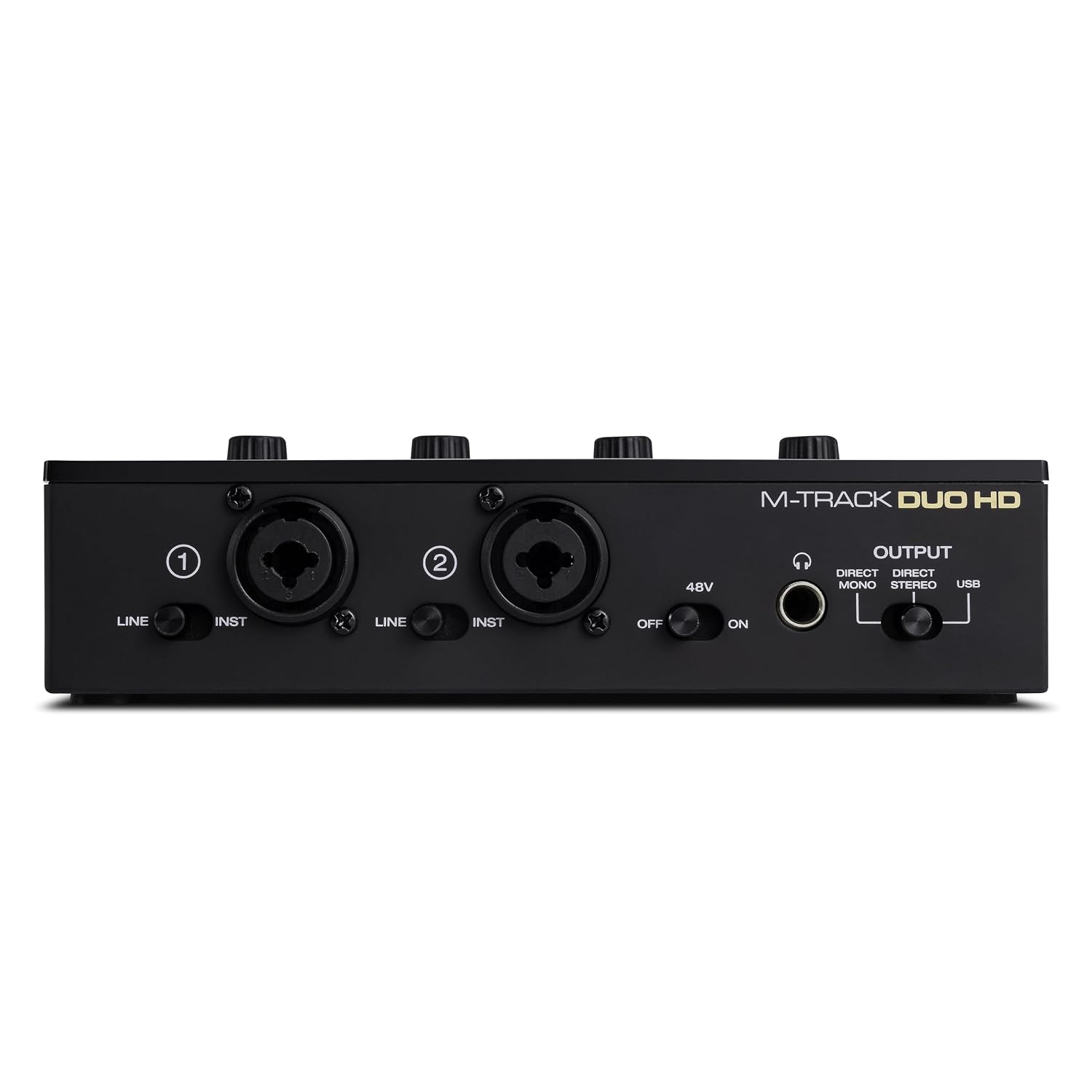 M-AUDIO M-TRACK DUO HD - 2x2 USB-C Audio Interface for Mac, PC, iOS, Android | 2 XLR/TRS Inputs, 2 TRS Outputs, 24-Bit/192kHz - Image 12