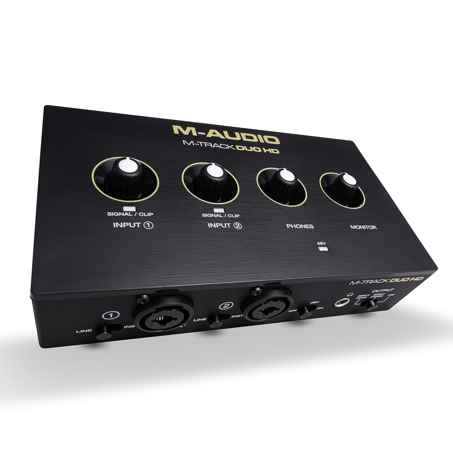 M-AUDIO M-TRACK DUO HD - 2x2 USB-C Audio Interface for Mac, PC, iOS, Android | 2 XLR/TRS Inputs, 2 TRS Outputs, 24-Bit/192kHz - Image 16