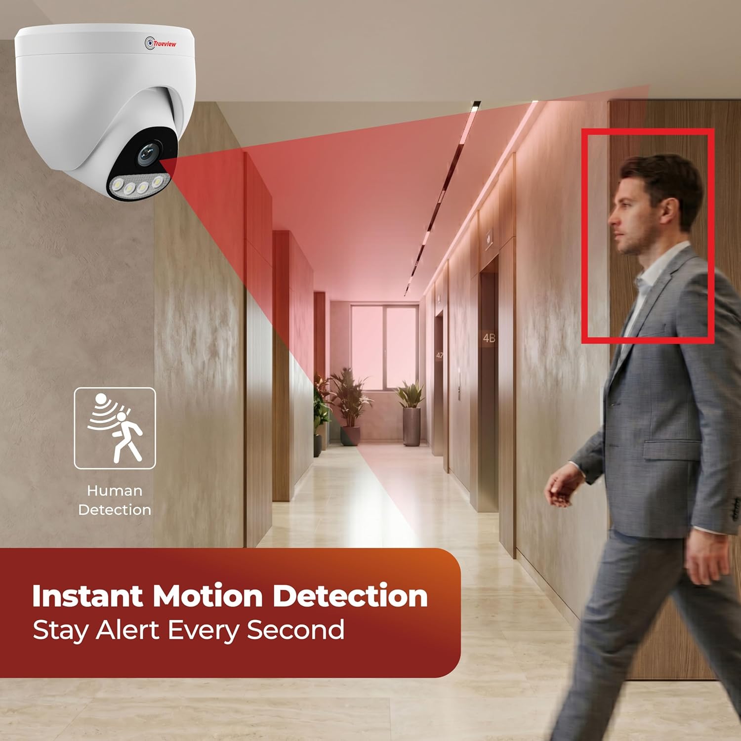 Trueview Smart Security Camera Wi-Fi 3MP CCTV Dome Camera for Home | Shop | Office | Farm | Construction Site | Wireless Camera (T18294S-Trueview 3MP WiFi Dome STQC) - Image 7