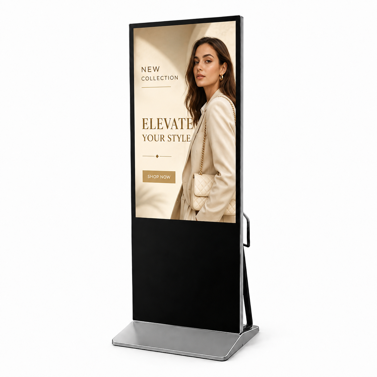 43-Inch Touch Digital Display & Advertisement Standee TPC 43AV  – Full HD Android Commercial Signage, Wi-Fi, LAN, USB & 24×7 Operation - Image 1