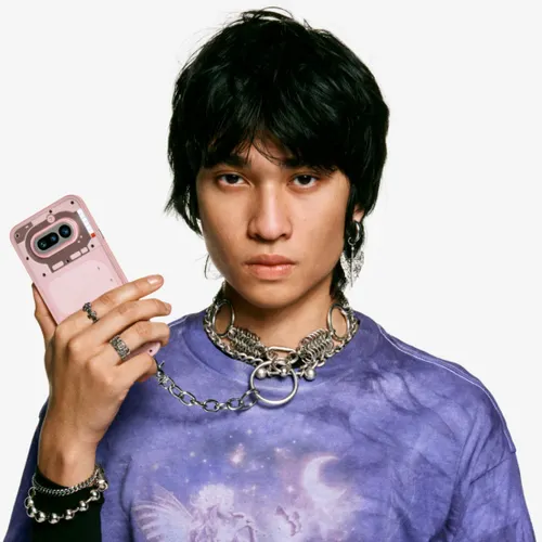 Nothing Phone 4a 5G (8GB RAM, 256GB Storage) | Qualcomm Snapdragon 7s Gen | 5400 mAh Battery | Transparent Design | Pink - Image 4