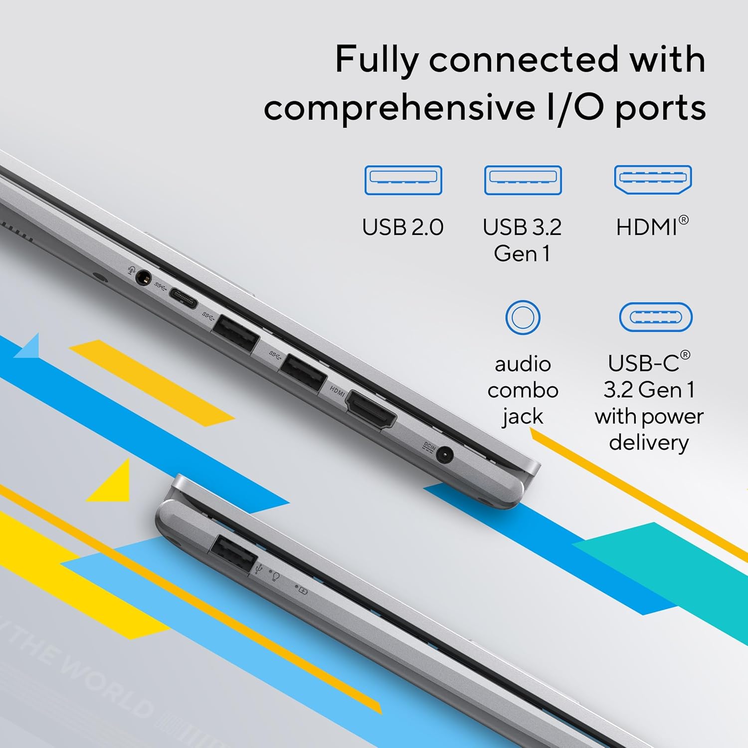 ASUS Vivobook 14 (2025), Intel Core 5 120U, 8GB RAM, 512GB SSD, FHD, 14", Win 11 Home, M365 (1 Year)* Office 2024, Cool Silver, X1404VAP-EB1521WS, - Image 3