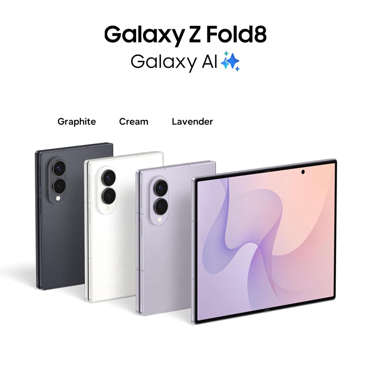 Samsung Galaxy Z Fold8 5G Smartphone (Lavender, 16GB RAM, 1TB Storage, 4800mAh Battery, Dual 50MP Camera) - Image 2