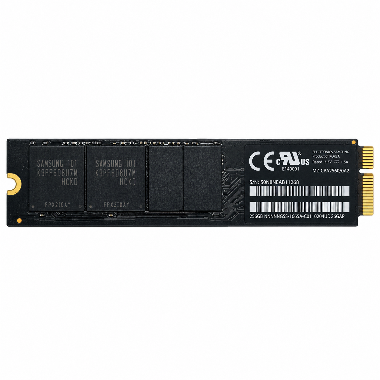 Samsung 256GB SSD for Apple MacBook Air 11″ A1370 / 13″ A1369 (2010–2011) | 3-Month Seller Testing Warranty - Image 2