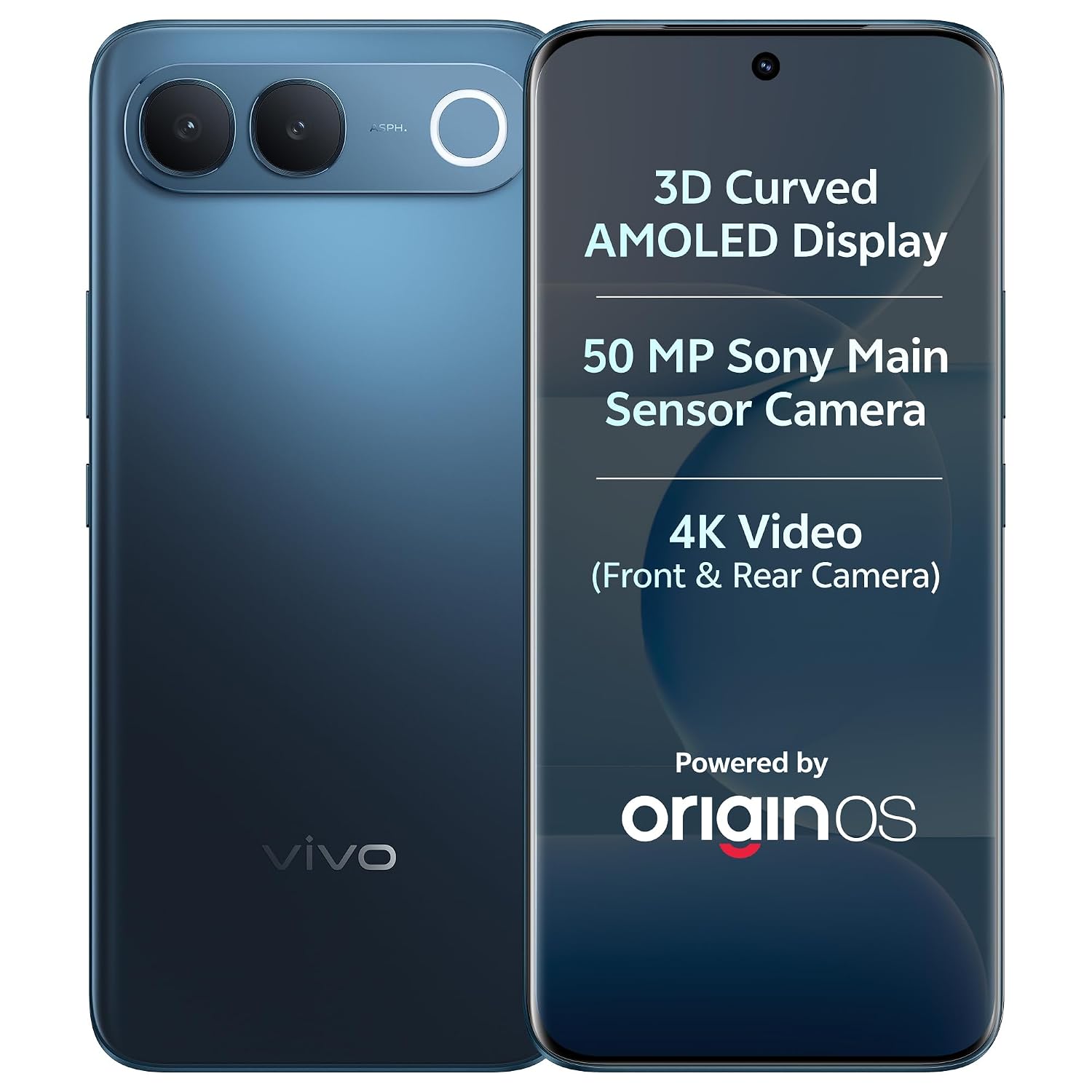 vivo S2 5G (Sapphire Blue, 8GB RAM, 128GB Storage) | 50MP Camera | 4K Video | 7050 mAh Battery | 3D Curved AMOLED | MTK D-7360 Turbo vivo S2 5G (Sapphire Blue, 8GB RAM, 128GB Storage) | 50MP Camera | 4K Video | 7050 mAh Battery | 3D Curved AMOLED | MTK D-7360 Turbo - Image 1
