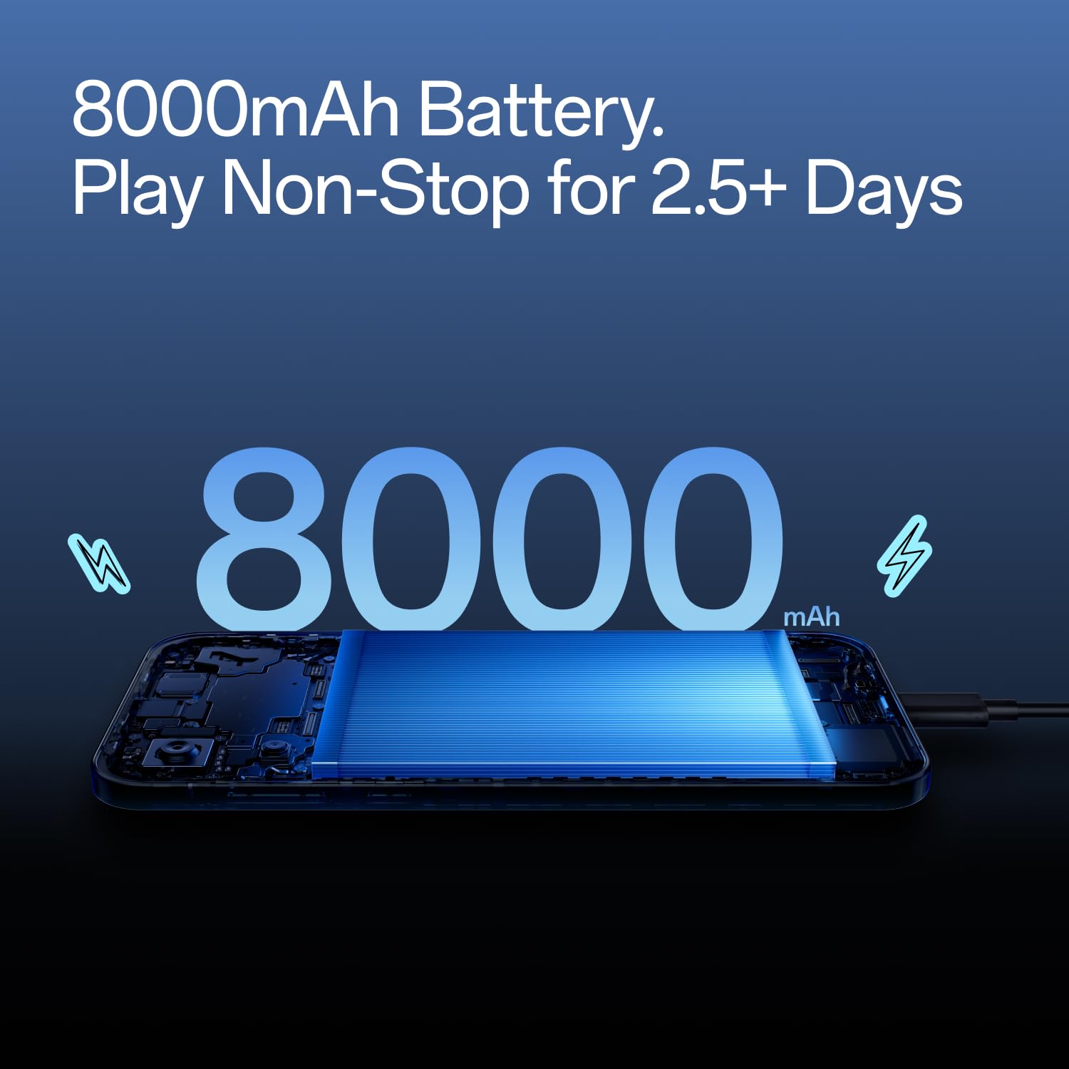 OnePlus Nord CE6 | 8GB+128GB | Fresh Blue | Snapdragon 7s Gen 4 | Segment's Fastest Touch Response | 8000mAh Battery | 144Hz 1.5K AMOLED Display | 50MP Main + 32MP Selfie 4K Cameras | IP66,68,69,69K - Image 6