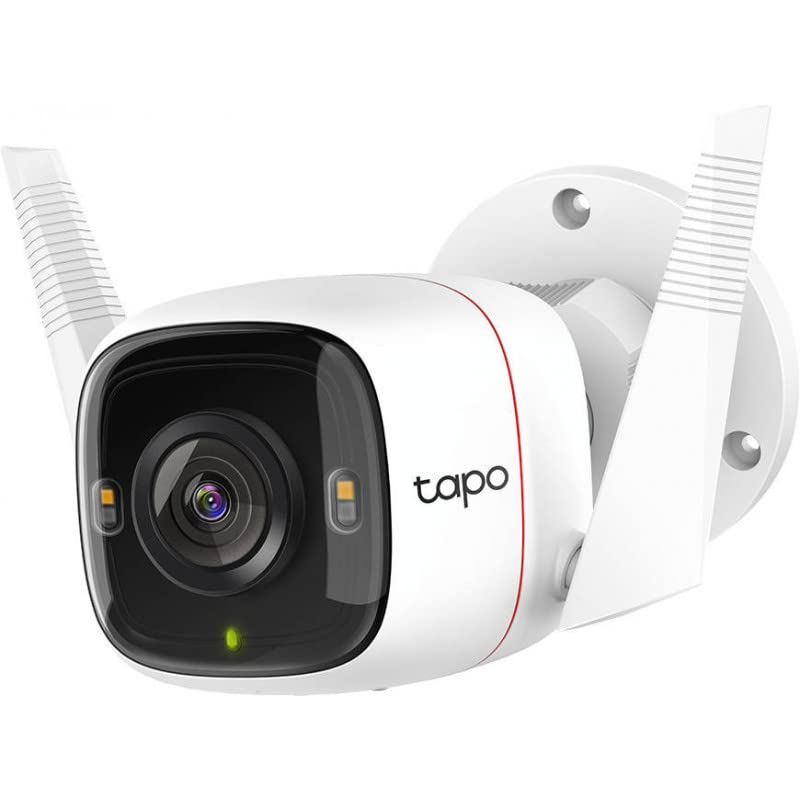 Tapo 4MP 2K QHD (2560X1440) Outdoor CCTV Security Wi-Fi Smart Camera -Alexa Enabled -Weatherproof -Full Color Starlight Night Vision -2-Way Audio -Up to 256 GB SD Storage - C320Ws- White - Image 3