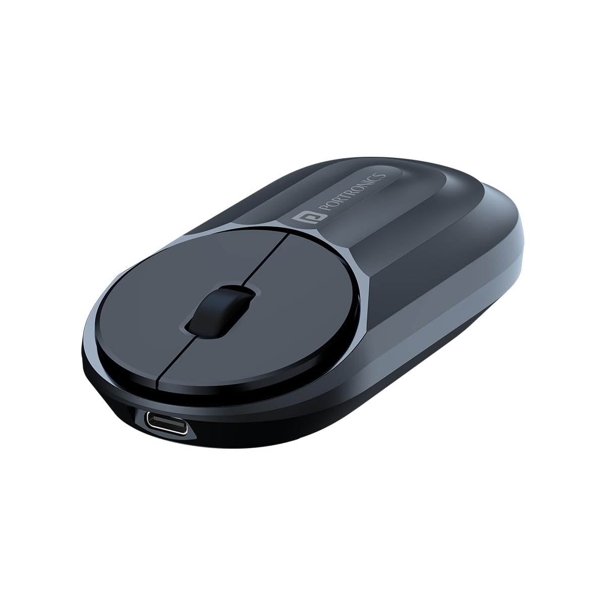 Portronics Toad 6 Bluetooth Wireless Mouse with 2.4 GHz USB Receiver, Multi-Device Pairing, Built in Battery, 1200 DPI Sensor(Black) Portronics Toad 6 Bluetooth Wireless Mouse with 2.4 GHz USB Receiver, Multi-Device Pairing, Built in Battery, 1200 DPI Sensor(Black) - Image 1