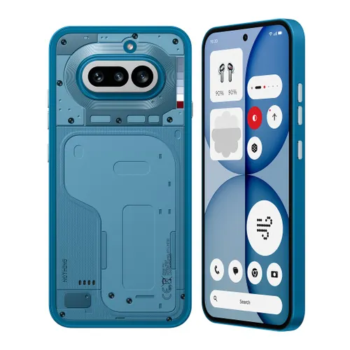 Nothing Phone 4a 5G (8GB RAM, 128GB Storage) | Qualcomm Snapdragon 7s Gen | 5400 mAh Battery | Transparent Design | Blue - Image 1