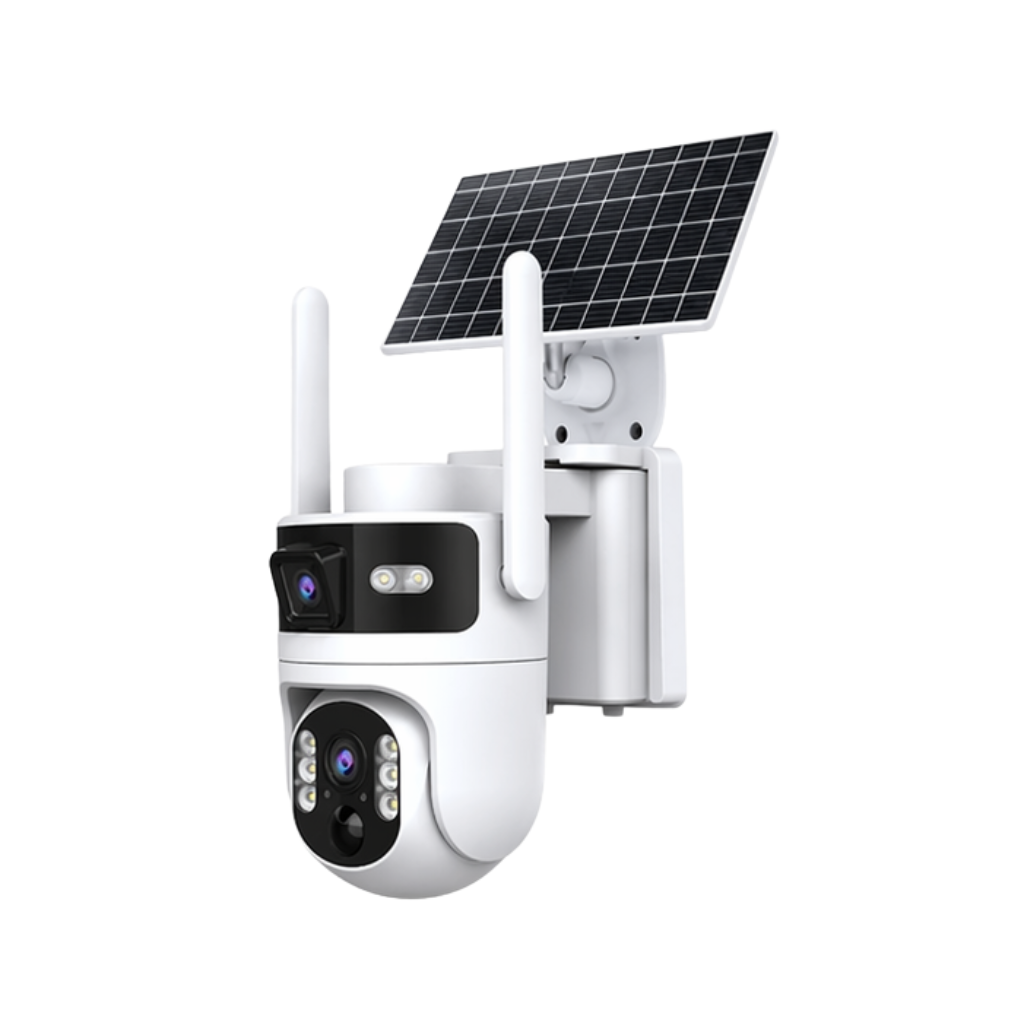 Consistent 4G LINKAGE Pan tilt Solar Camera | 3MP+3MP Dual lens | Two Way Communication Camera - Image 2