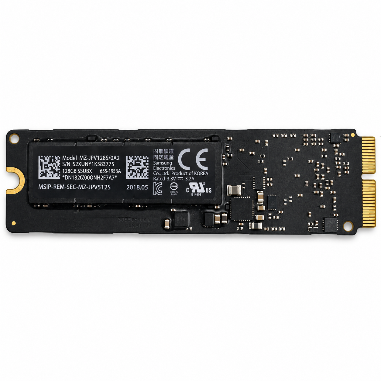 Apple MacBook Pro/Air 128GB / 256GB / 512GB Internal SSD for Select Apple MacBook Pro & Air A1502 A1398 A1465 A1466 (2013–2015) - Image 1