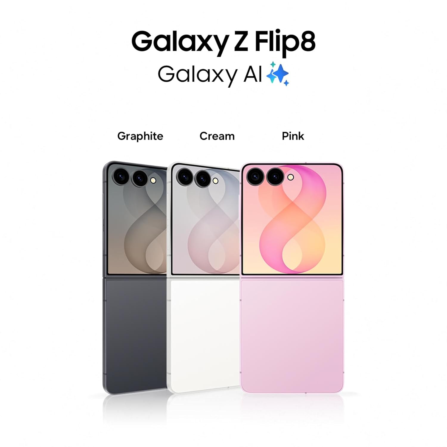 Samsung Galaxy Z Flip8 5G Smartphone (Cream, 12GB RAM, 256GB Storage), Hands-Free Selfie Camera, FlexWindow, 4300mAh Battery - Image 2